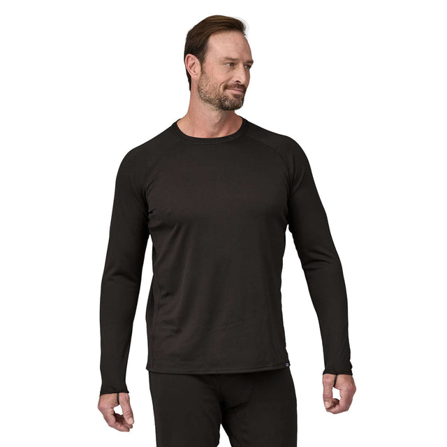 Patagonia Men's Capilene Midweight Crew Shirt Black / Small-Black / Medium-Black / Large-Black / X-Large #- 53 Degrees North 