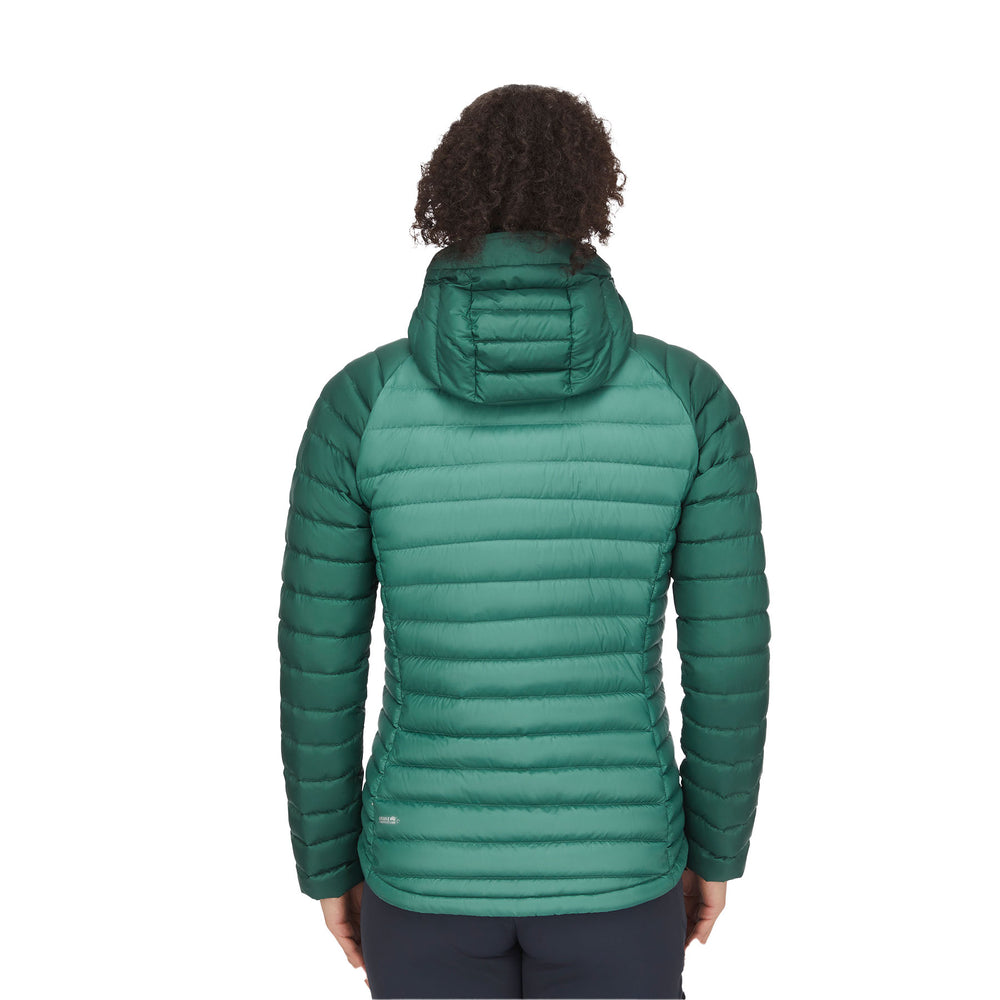 Rab Women's Microlight Alpine Down Jacket #color_green-slate-eucalyptus