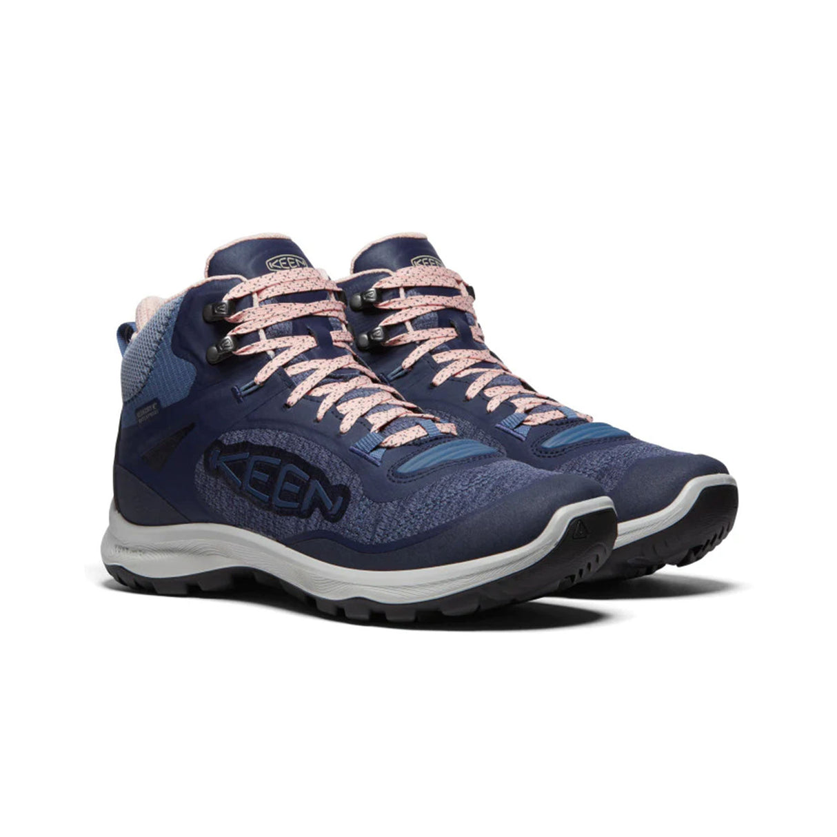 Keen Women's Terradora Flex Mid Waterproof Hiking Boots Vintage Indigo/Peachy Keen / UK 4-Vintage Indigo/Peachy Keen / UK 5-Vintage Indigo/Peachy Keen / UK 6-Vintage Indigo/Peachy Keen / UK 7-Vintage Indigo/Peachy Keen / UK 8 #- 53 Degrees North 