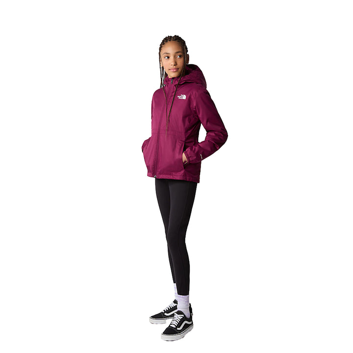 The North Face Girls' Warm Storm Rain Jacket #color_boysenberry