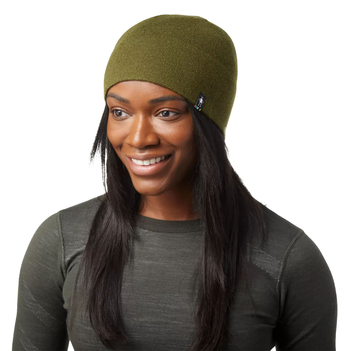 Smartwool The Lid Hat Winter Moss-Charcoal Heather #- 53 Degrees North 