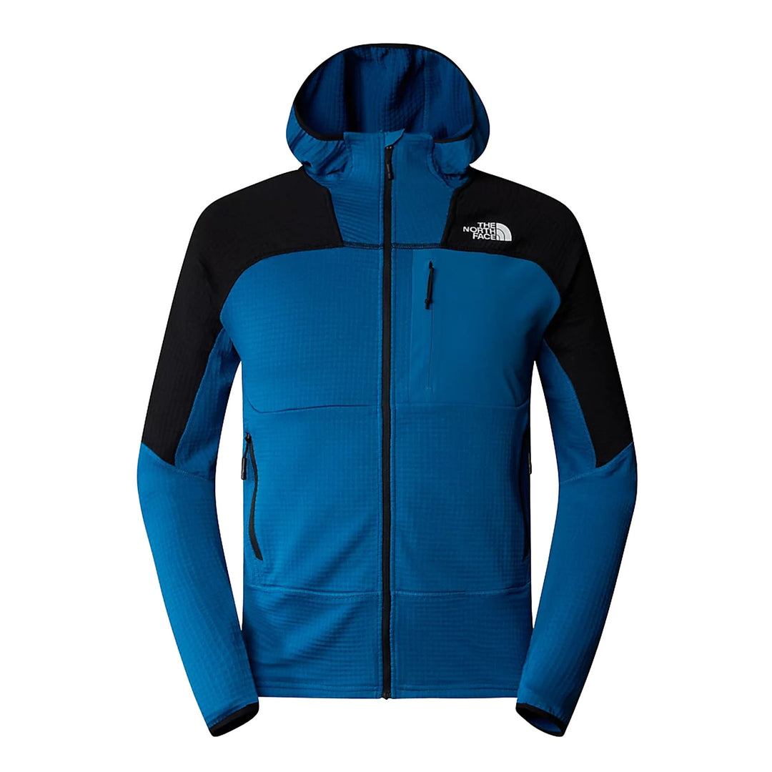 The North Face Men's Stormgap Powergrid Hoodie Jacket #color_adriatic-blue-adriatic