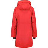 Didriksons Women's Josefine Parka Jacket Pomme Red / X-Small-Pomme Red / Small-Pomme Red / Medium-Pomme Red / Large-Pomme Red / X-Large #- 53 Degrees North 