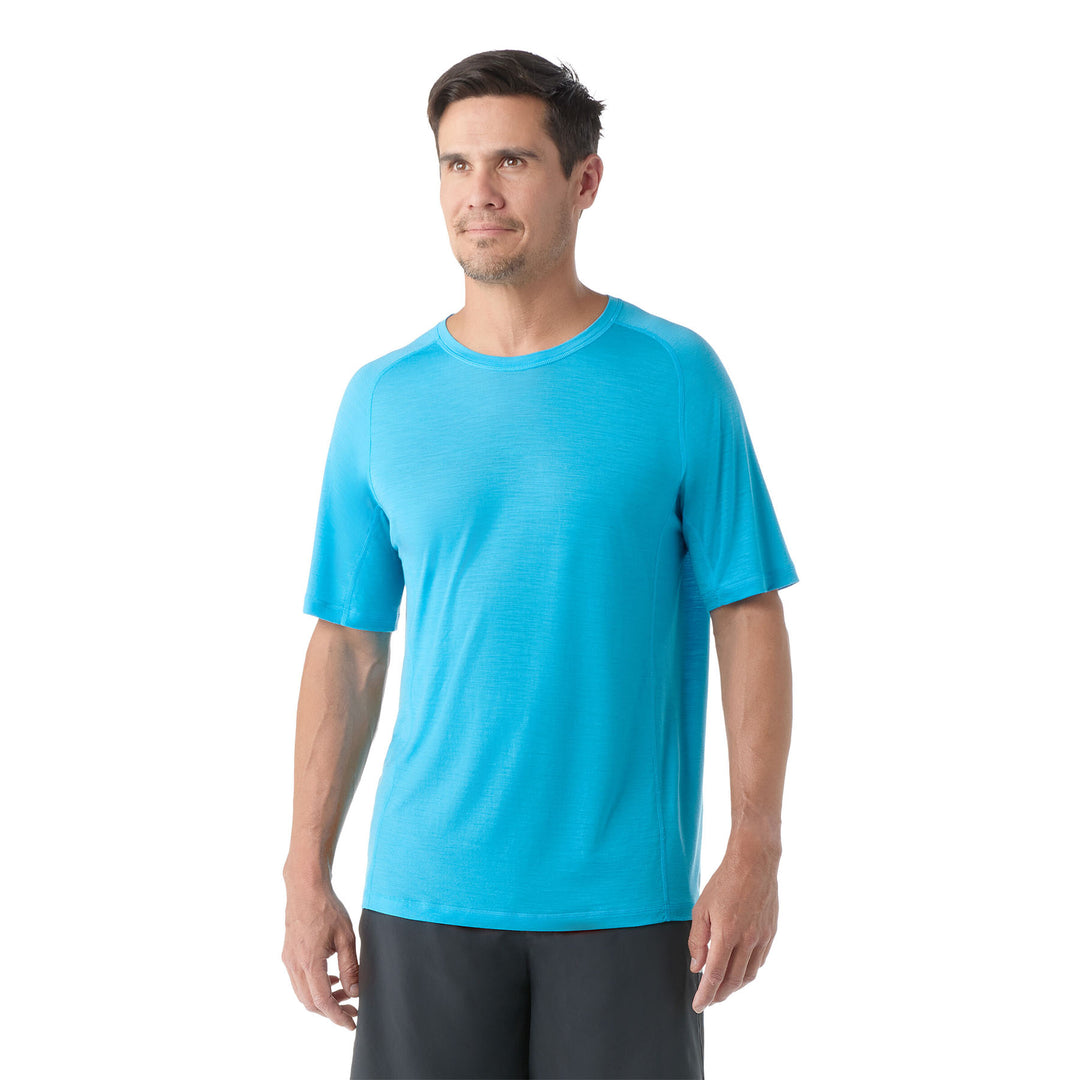 Smartwool Men's Active Ultralite Short Sleeve #color_pool-blue