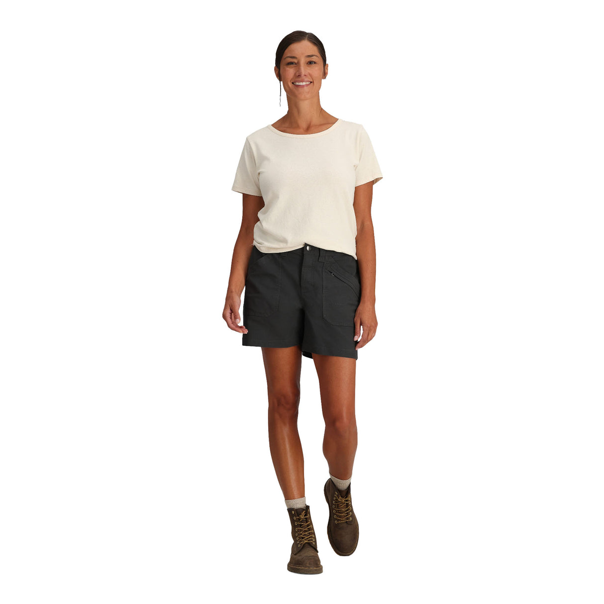 Royal Robbins Women's Half Dome Shorts Charcoal / X-Small-Charcoal / Small-Charcoal / Medium-Charcoal / Large-Charcoal / X-Large #- 53 Degrees North 