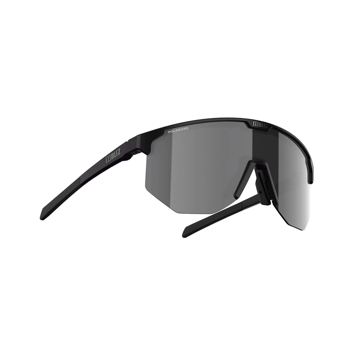 Bliz Hero Sunglasses Matte Black / Smoke Silver Mirror #- 53 Degrees North 