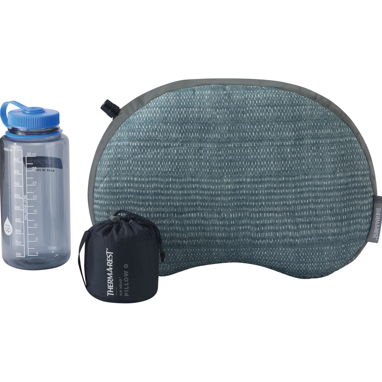 Therm-A-Rest Airhead Pillow Blue Woven #- 53 Degrees North 