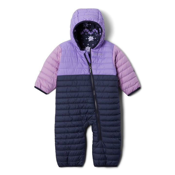 Columbia Infant Powder Lite Insulated Reversible Bunting Snow Suit #color_nocturnal-paisley-purple-gumdrop