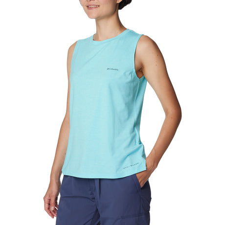 Columbia Women's Sun Trek Tank Aquamarine Heather / X-Small-Aquamarine Heather / Small-Aquamarine Heather / Medium-Aquamarine Heather / Large-Aquamarine Heather / X-Large #- 53 Degrees North 