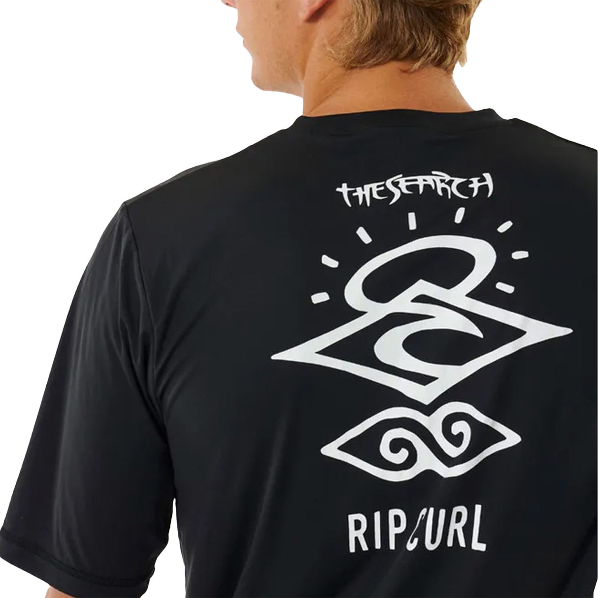 Ripcurl Men's Icons Surflite UPF Rash Vest Black / Small-Black / Medium-Black / Large-Black / X-Large-Black / XX-Large #- 53 Degrees North 