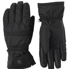 Hestra Women's Primaloft Leather Gloves Black/Black / X-Small-Black/Black / Small-Black/Black / Medium-Black/Black / Large #- 53 Degrees North 