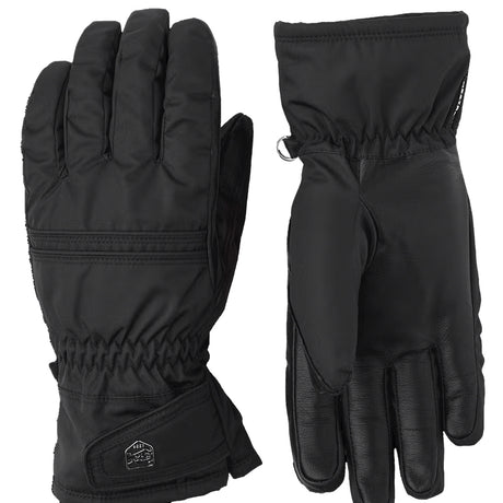 Hestra Women's Primaloft Leather Gloves Black/Black / X-Small-Black/Black / Small-Black/Black / Medium-Black/Black / Large #- 53 Degrees North 