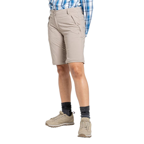 Craghoppers Women's NosiLife Pro II Convertible Pants X-Small / Mushroom-Small / Mushroom-Medium / Mushroom-Large / Mushroom-X-Large / Mushroom #- 53 Degrees North 