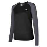 Dare 2b Women's Exchange III Ski Baselayer Set Black/Ebony Grey / X-Small-Black/Ebony Grey / Small-Black/Ebony Grey / Medium-Black/Ebony Grey / Large-Black/Ebony Grey / X-Large #- 53 Degrees North 