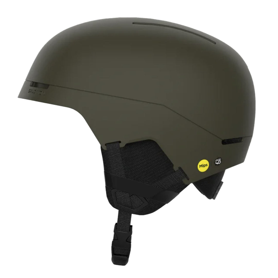 Salomon Brigade MIPS Ski Helmet #color_olive-night