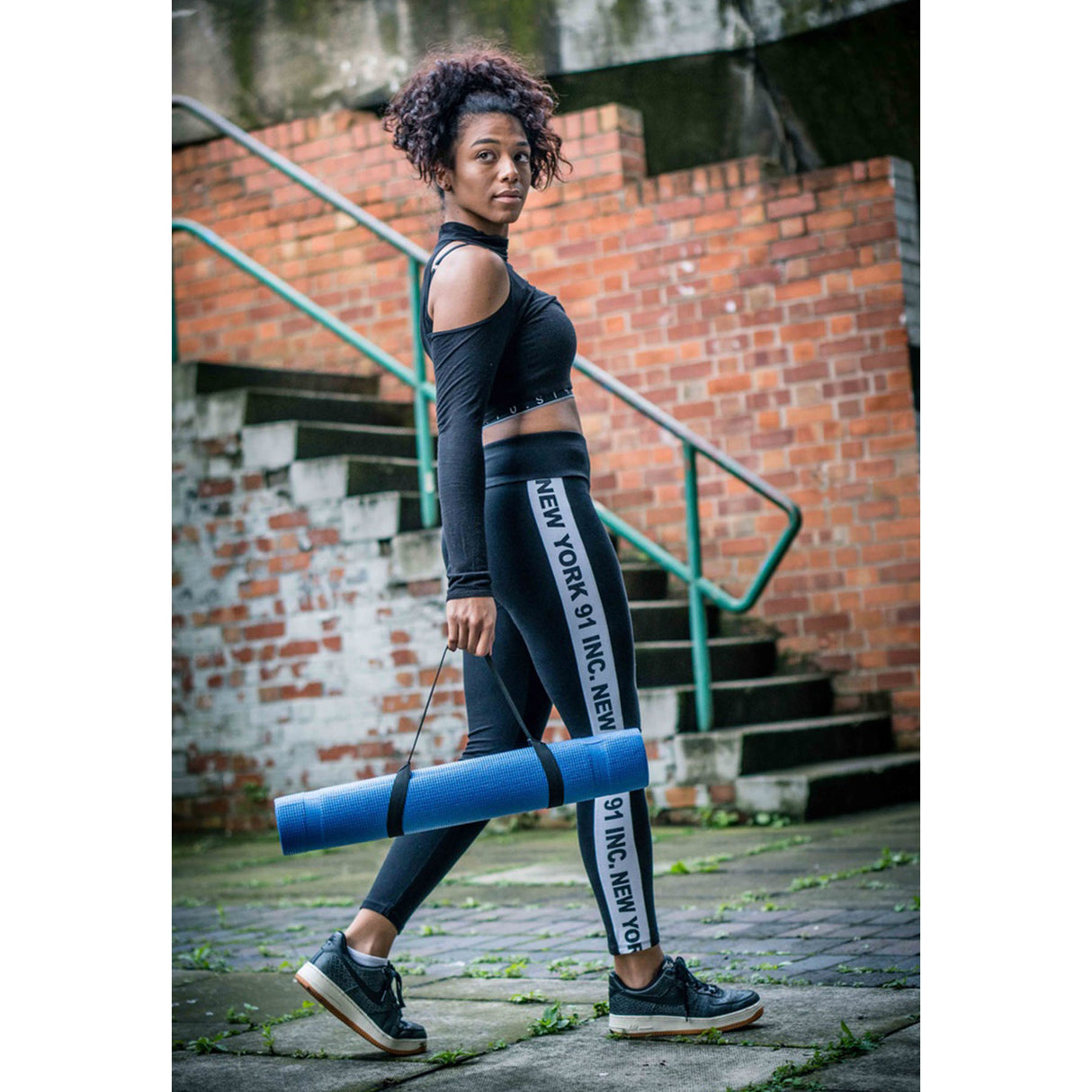 Urban Fitness 4mm Yoga Mat Blue-Pink #- 53 Degrees North 