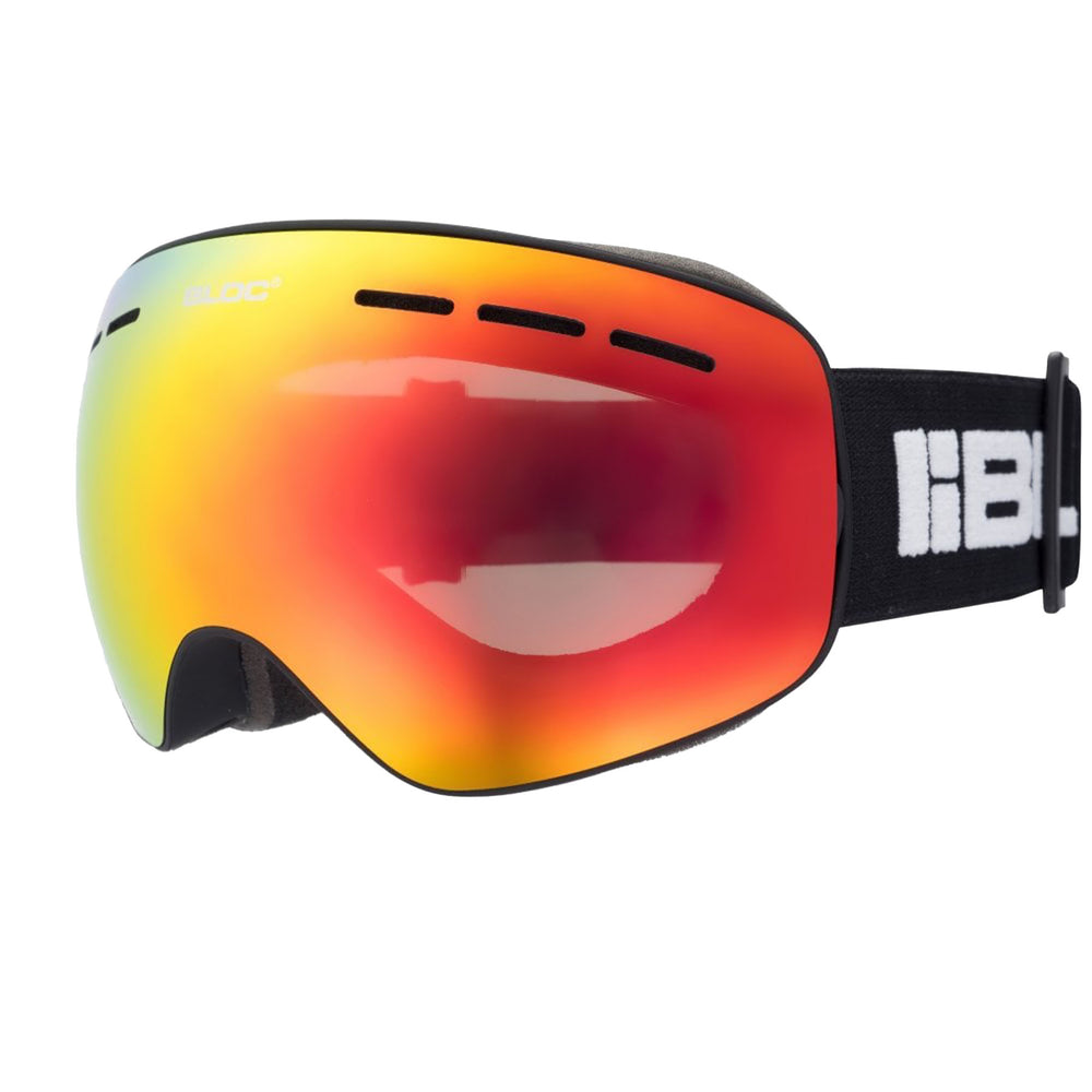 BLOC Small Fit Moon Ski Goggles #color_matt-black
