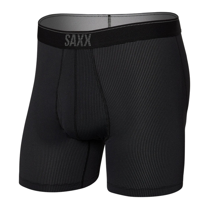 Saxx Men's Quest Boxer Biefs #color_black-ii