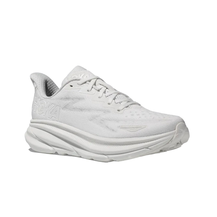 Hoka Women's Clifton 9 Running Shoes #color_white-white