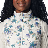 Columbia Women's Powder Pass Vest Sea Salt Tiger Lilies / X-Small-Sea Salt Tiger Lilies / Small-Sea Salt Tiger Lilies / Medium-Sea Salt Tiger Lilies / Large-Sea Salt Tiger Lilies / X-Large #- 53 Degrees North 