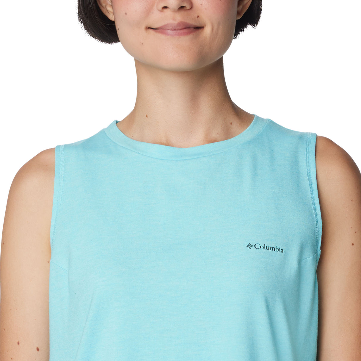 Columbia Women's Sun Trek Tank Aquamarine Heather / X-Small-Aquamarine Heather / Small-Aquamarine Heather / Medium-Aquamarine Heather / Large-Aquamarine Heather / X-Large #- 53 Degrees North 