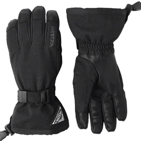 Hestra Powder Gauntlet Ski Gloves Black / Small-Black / Medium-Black / Large-Black / X-Large #- 53 Degrees North 