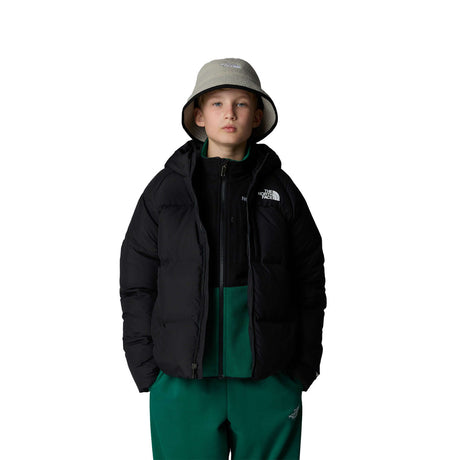 The North Face Boys' North Down Hooded Jacket TNF Black / Age 5-6-TNF Black / Age 7-8-TNF Black / Age 9-10-TNF Black / Age 11-12-TNF Black / Age 13-14 #- 53 Degrees North 