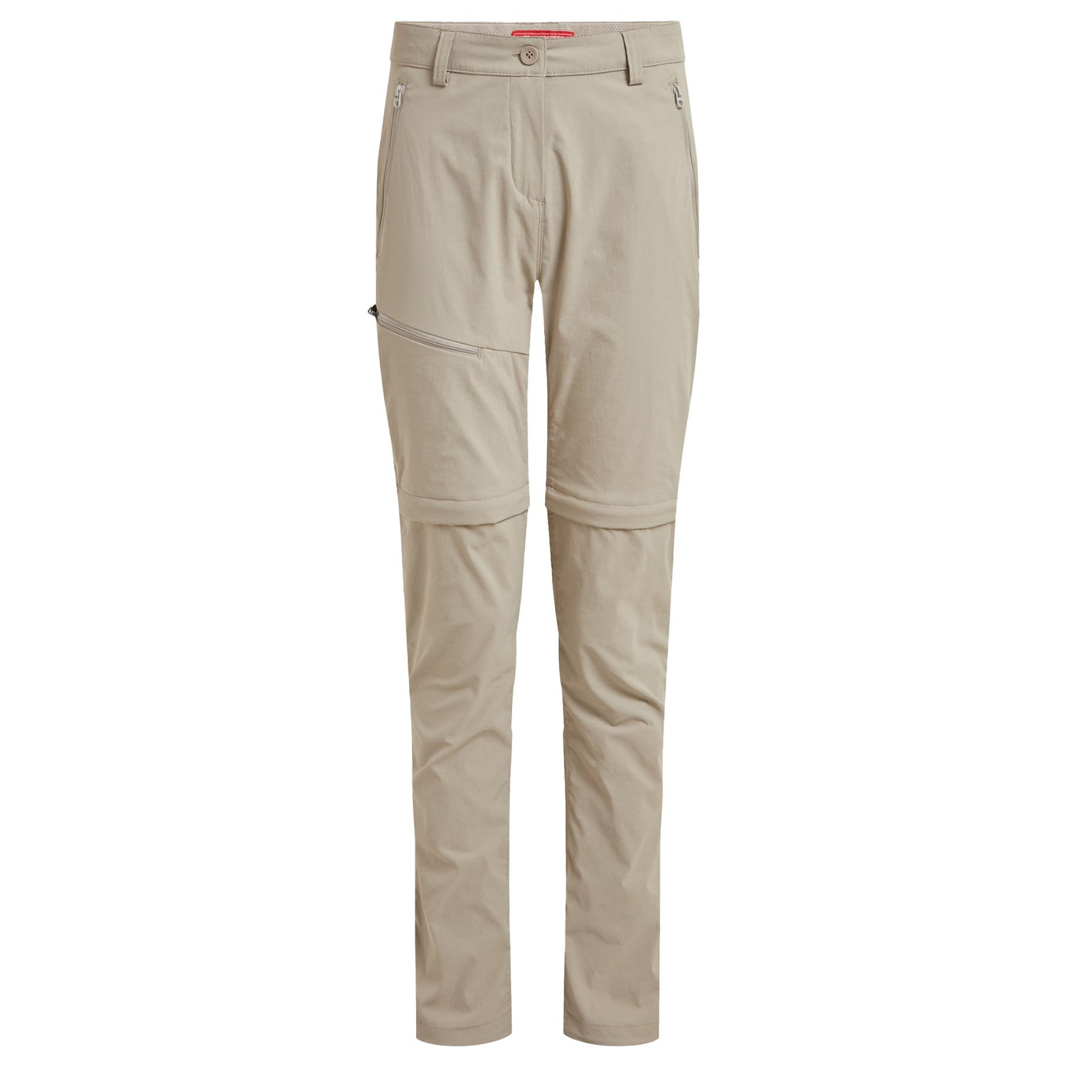 Craghoppers Women's Nosilife Pro Convertible III Trousers Soft Mushroom / X-Small / Regular-Soft Mushroom / Small / Regular-Soft Mushroom / Medium / Regular-Soft Mushroom / Large / Regular-Soft Mushroom / X-Large / Regular #- 53 Degrees North 