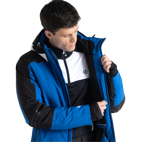 Dare 2b Men's Speed Ski Jacket Olympian Blue/Black / Small-Olympian Blue/Black / Medium-Olympian Blue/Black / Large-Olympian Blue/Black / X-Large-Olympian Blue/Black / XX-Large #- 53 Degrees North 