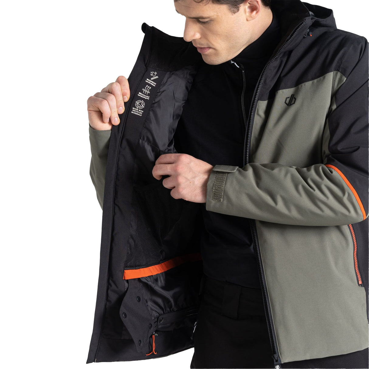 Dare 2B Men's Eagle Jacket #color_lichen-green-black