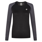 Dare 2b Women's Exchange III Ski Baselayer Set Black/Ebony Grey / X-Small-Black/Ebony Grey / Small-Black/Ebony Grey / Medium-Black/Ebony Grey / Large-Black/Ebony Grey / X-Large #- 53 Degrees North 