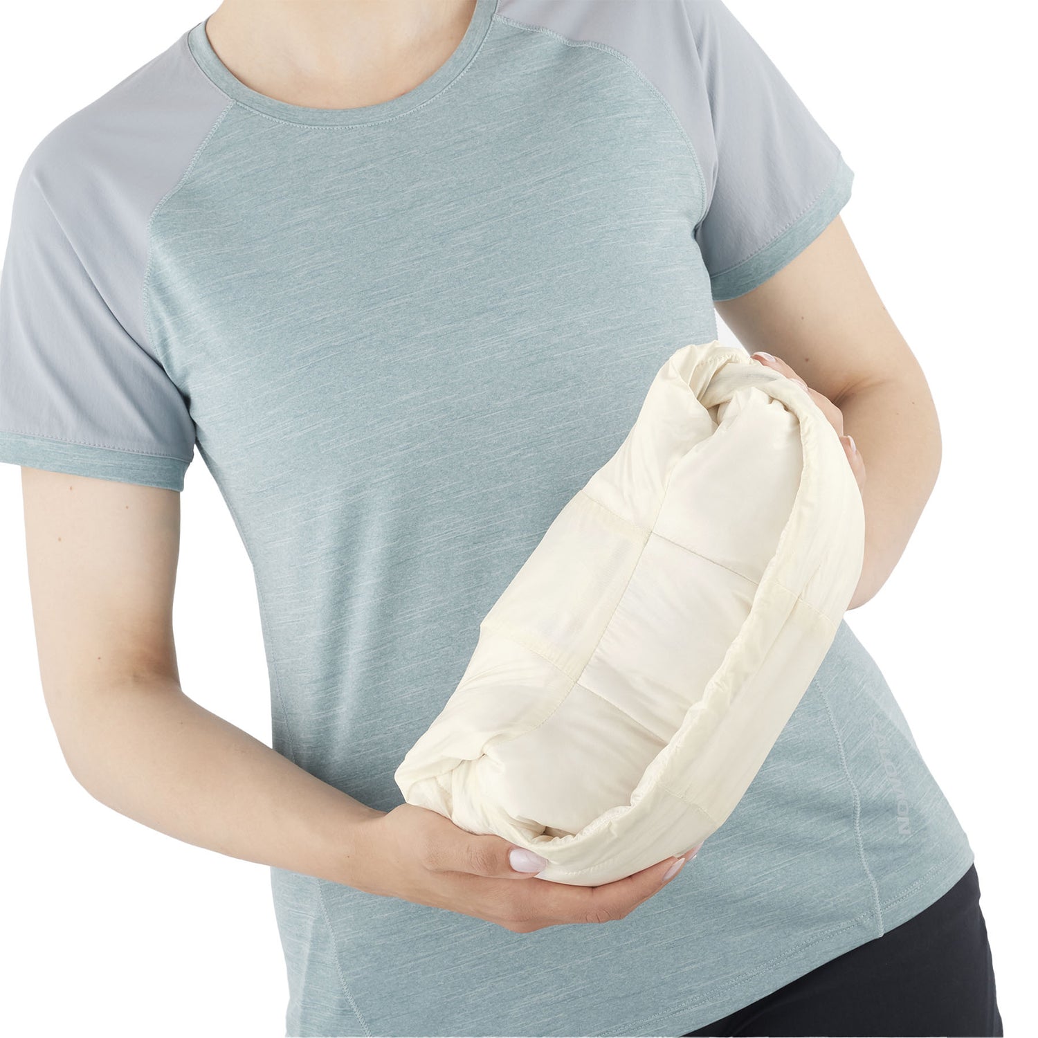 Salomon Women's Outline Hooded Insulated Jacket Turtledove / X-Small-Turtledove / Small-Turtledove / Medium-Turtledove / Large-Turtledove / X-Large #- 53 Degrees North 