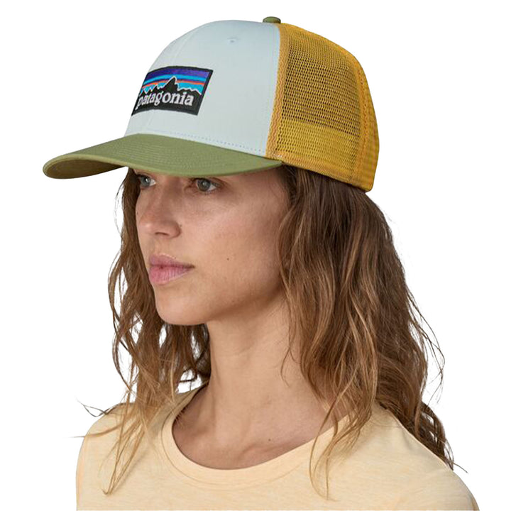 Patagonia P-6 Logo Trucker Hat #color_wispy-green