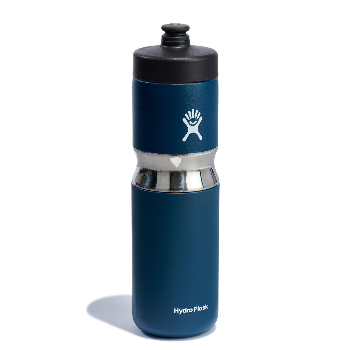 Hydro Flask 20oz (590 ml) Wide Mouth Insulated Sport Bottle Indigo-Black-Goji-Trillium #- 53 Degrees North 