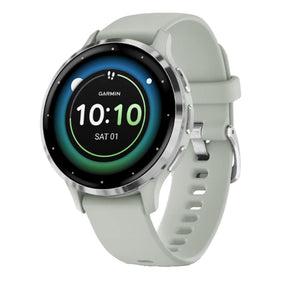Garmin Venu 3S - 41 mm Fitness Smartwatch Silver-Slate #- 53 Degrees North 
