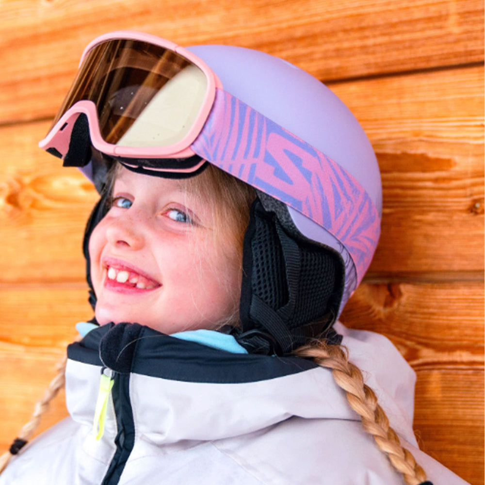 Salomon Lumi Access Ski Goggles #color_tropical-peach-flash