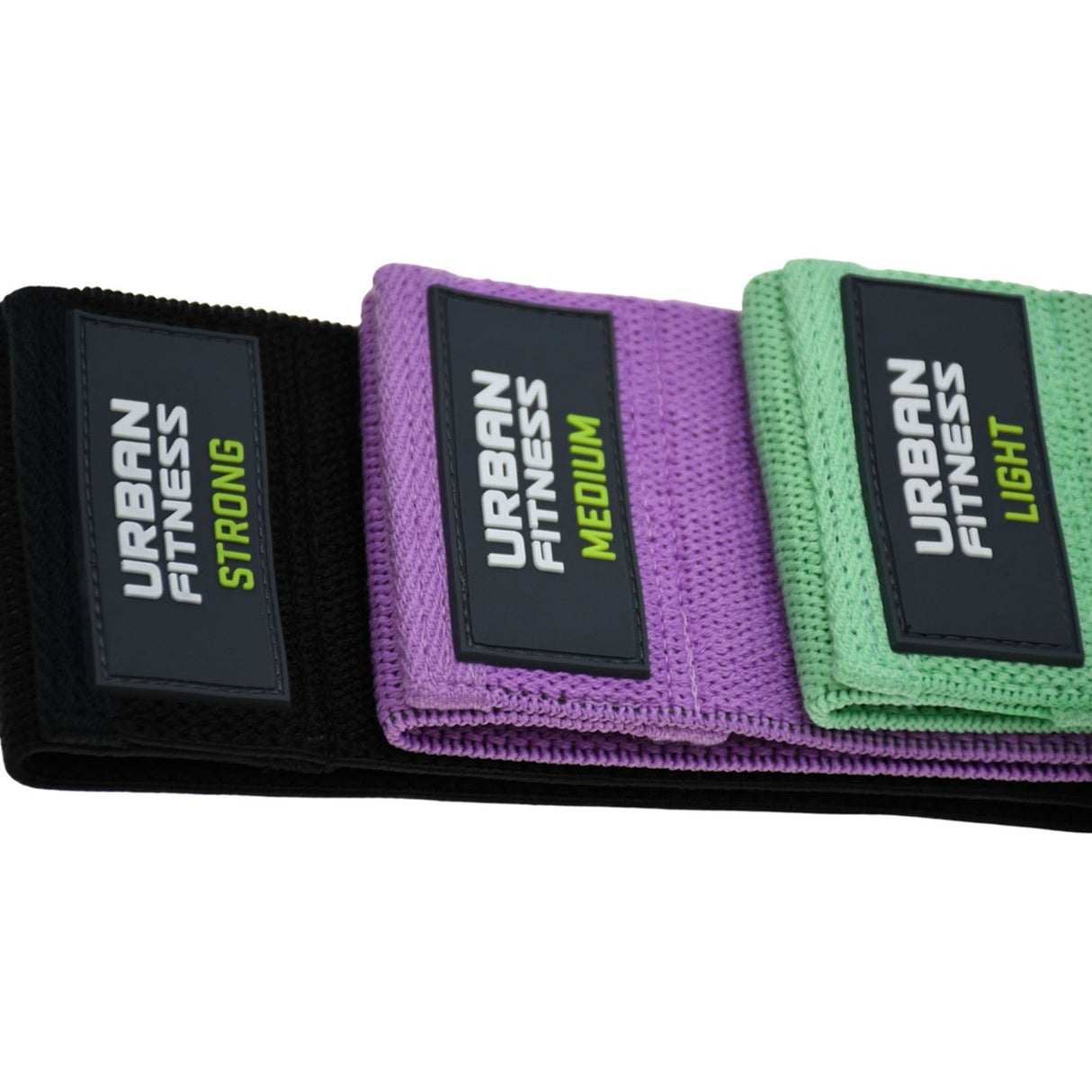 Urban Fitness Fabric Resistance Band Loop (Set of 3) 15 Inch Default Title #- 53 Degrees North 
