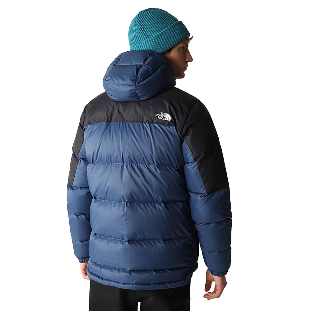 The North Face Men's Diablo Down Hooded Jacket #color_shady-blue-tnf-black