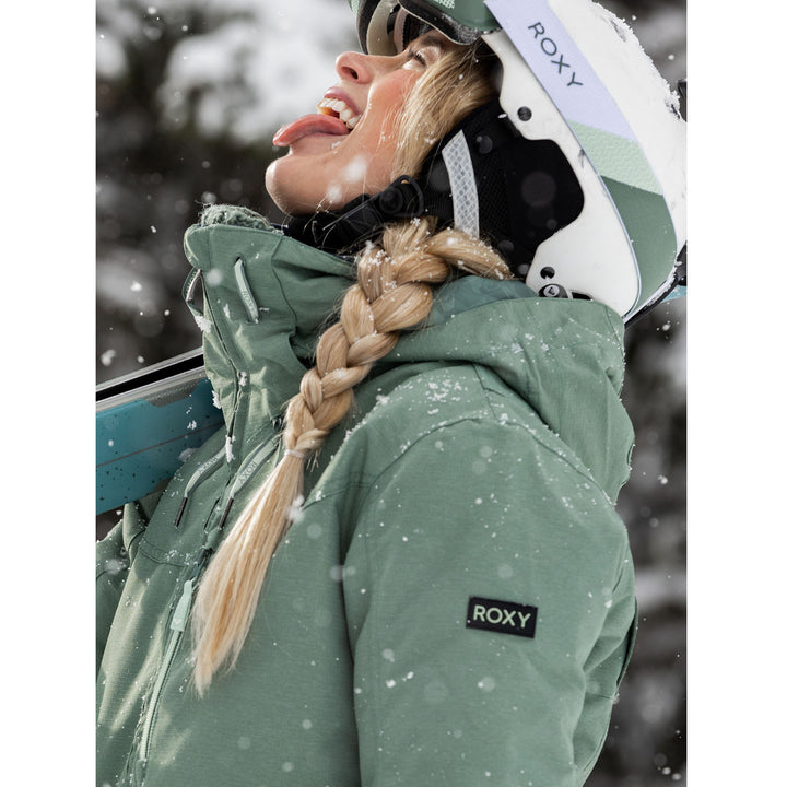 Roxy Women's Presence Parka Ski Jacket #color_dark-forest