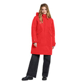 Didriksons Women's Josefine Parka Jacket Pomme Red / X-Small-Pomme Red / Small-Pomme Red / Medium-Pomme Red / Large-Pomme Red / X-Large #- 53 Degrees North 