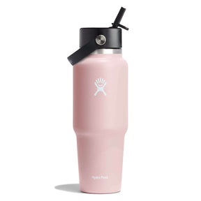 Hydro Flask 32oz Wide Mouth Travel Bottle with Straw Cap Moonshadow-Trillium-Black-Indigo #- 53 Degrees North 
