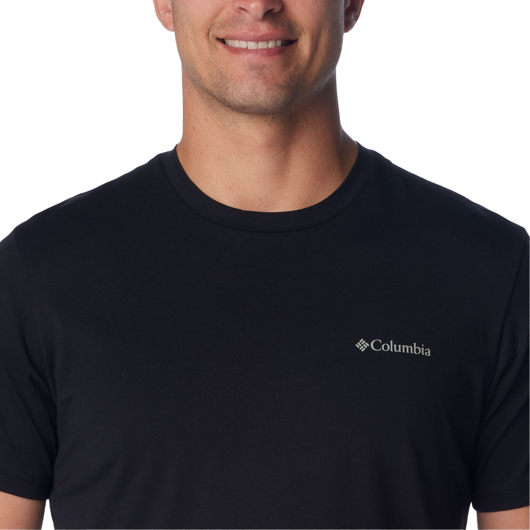 Columbia Men's Rapid Ridge Back Graphic II T-shirt #color_black-rocky-road