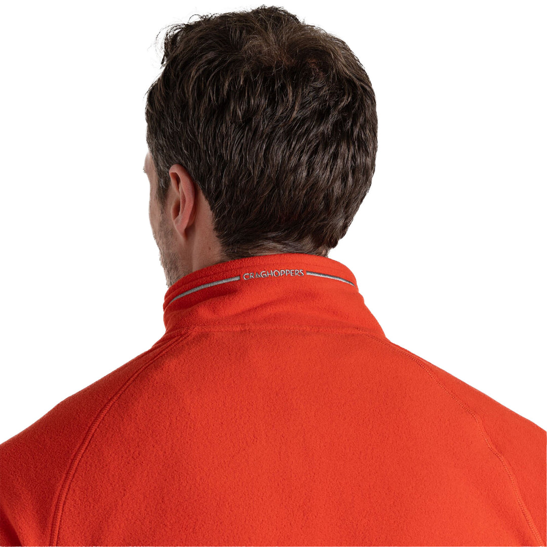 Craghoppers Men's Corey VI Half Zip Fleece Pullover #color_red-rock