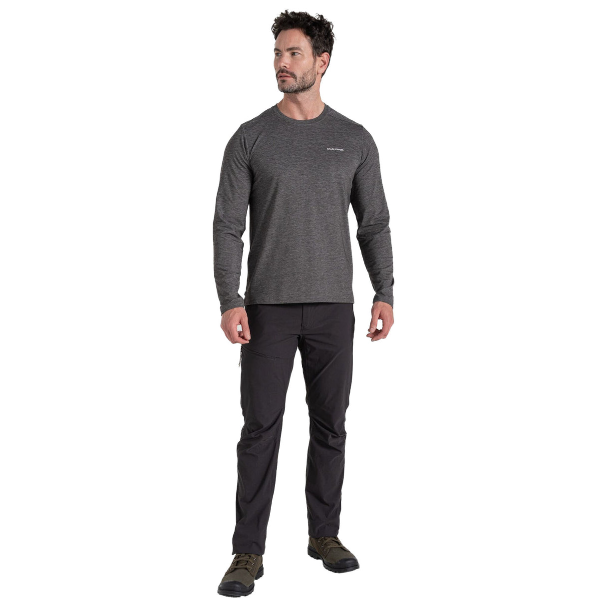 Craghoppers Men's Nosilife Pro III Trousers Black Pepper / Small / Regular-Black Pepper / Medium / Regular-Black Pepper / Large / Regular-Black Pepper / X-Large / Regular-Black Pepper / XX-Large / Regular #- 53 Degrees North 