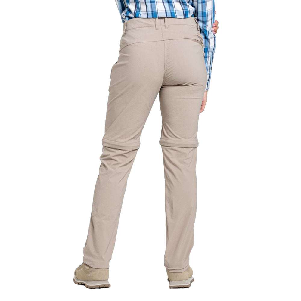 Craghoppers Women's NosiLife Pro II Convertible Trousers #color_mushroom