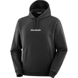 Salomon Men's Logo Pullover Hoody Deep Black / Small-Deep Black / Medium-Deep Black / Large-Deep Black / X-Large-Heather Grey / Small #- 53 Degrees North 