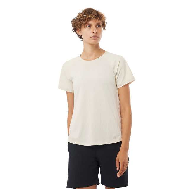 Salomon Women's Outline T-Shirt Turtledove / X-Small-Turtledove / Small-Turtledove / Medium-Turtledove / Large-Turtledove / X-Large #- 53 Degrees North 