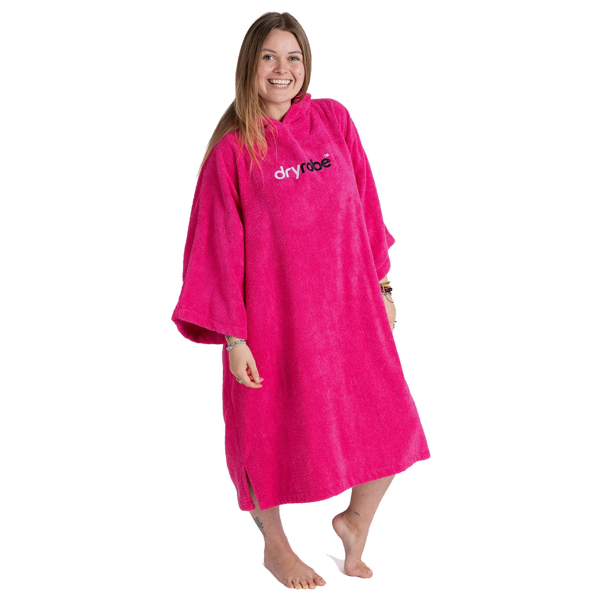 Dryrobe Organic Cotton Towel Robe Navy / Medium-Navy / Large-Pink / Medium #- 53 Degrees North 