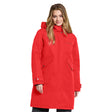 Didriksons Women's Josefine Parka Jacket Pomme Red / X-Small-Pomme Red / Small-Pomme Red / Medium-Pomme Red / Large-Pomme Red / X-Large #- 53 Degrees North 