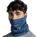 BUFF Merino Lightweight Neckwear Multistripes Tempest-Solid Pansy-Cloud Matewa-Solid Black-Solid Light Grey #- 53 Degrees North 